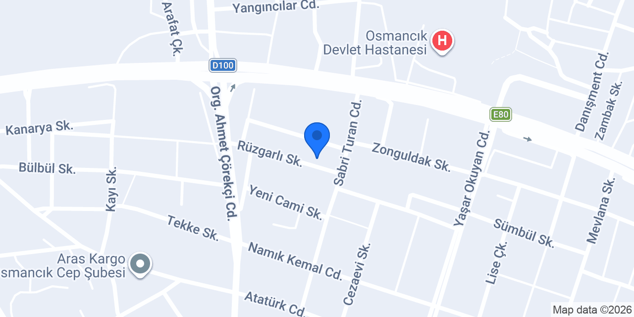 Osmancık Noterliği konumu