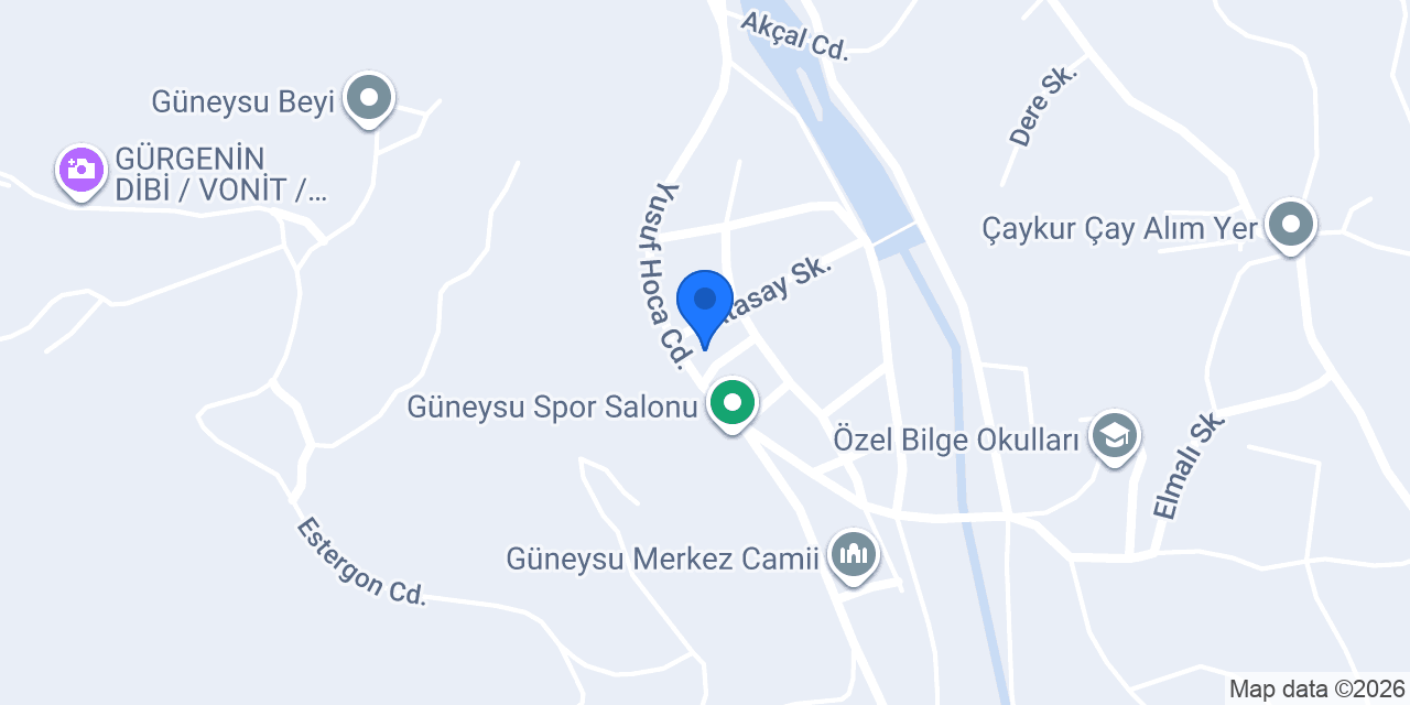 Güneysu Belediyesi konumu
