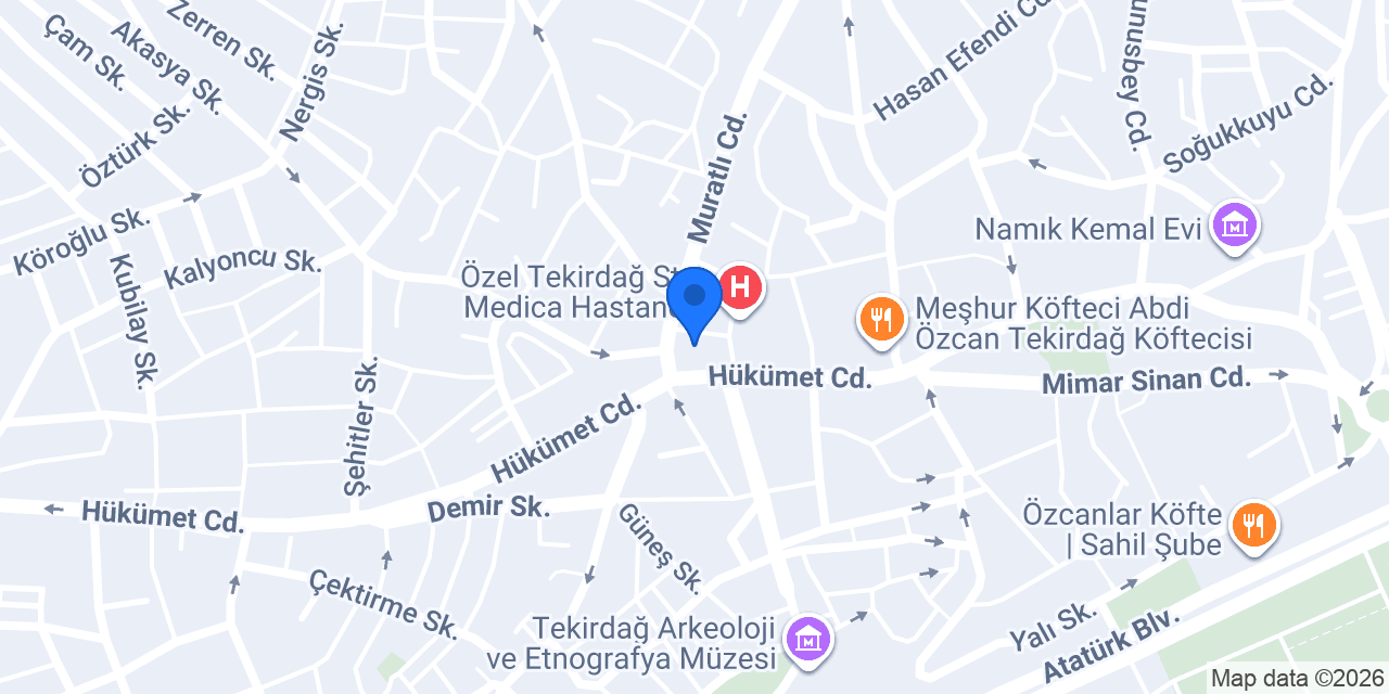 Op. Dr. Filiz Erdoğan konumu