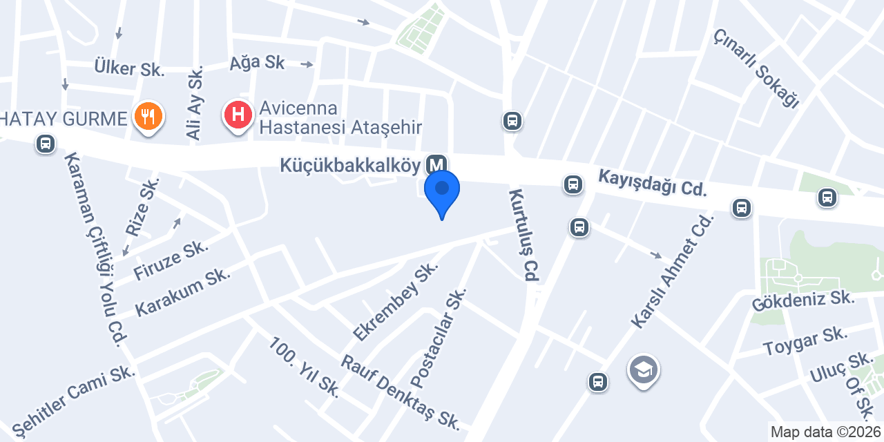 Adak Ataşehir Aslan konumu