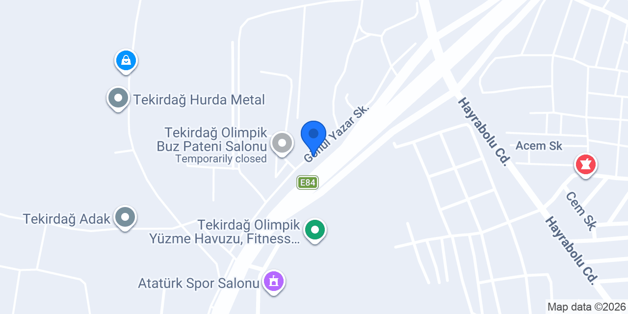 Damak Köfte konumu