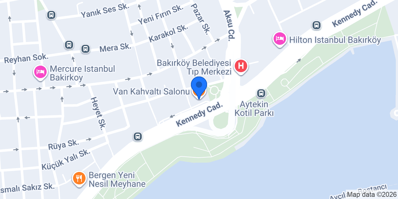 Van Kahvaltı Salonu konumu