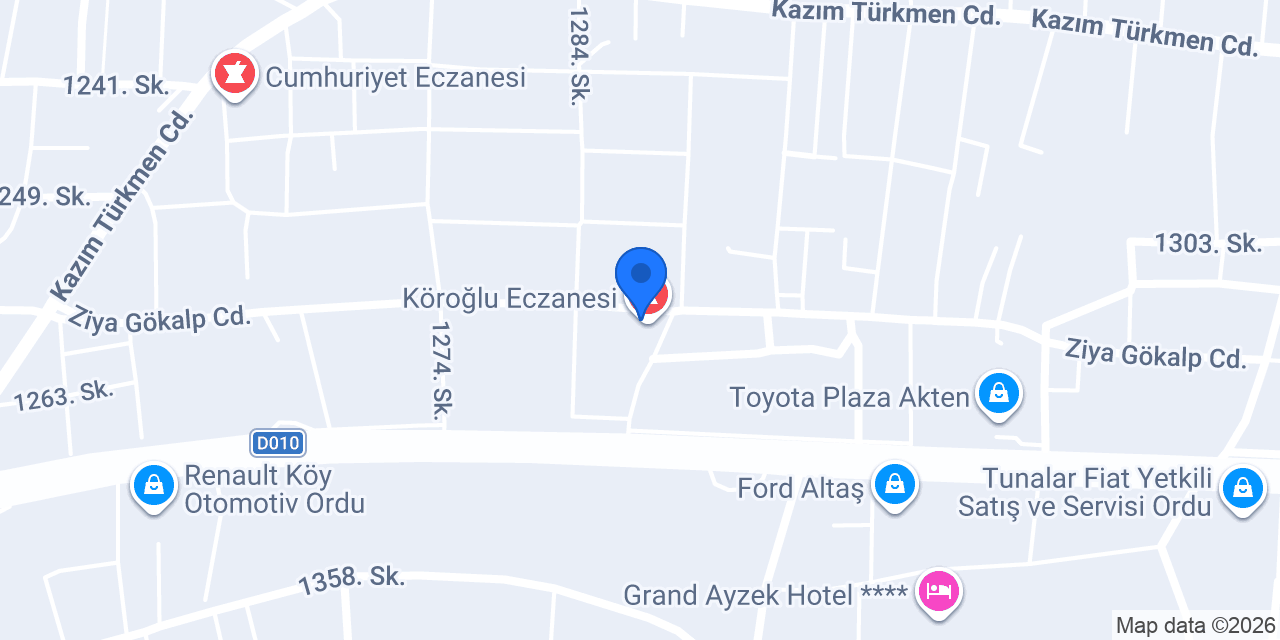 AKYAZI BÜFE konumu