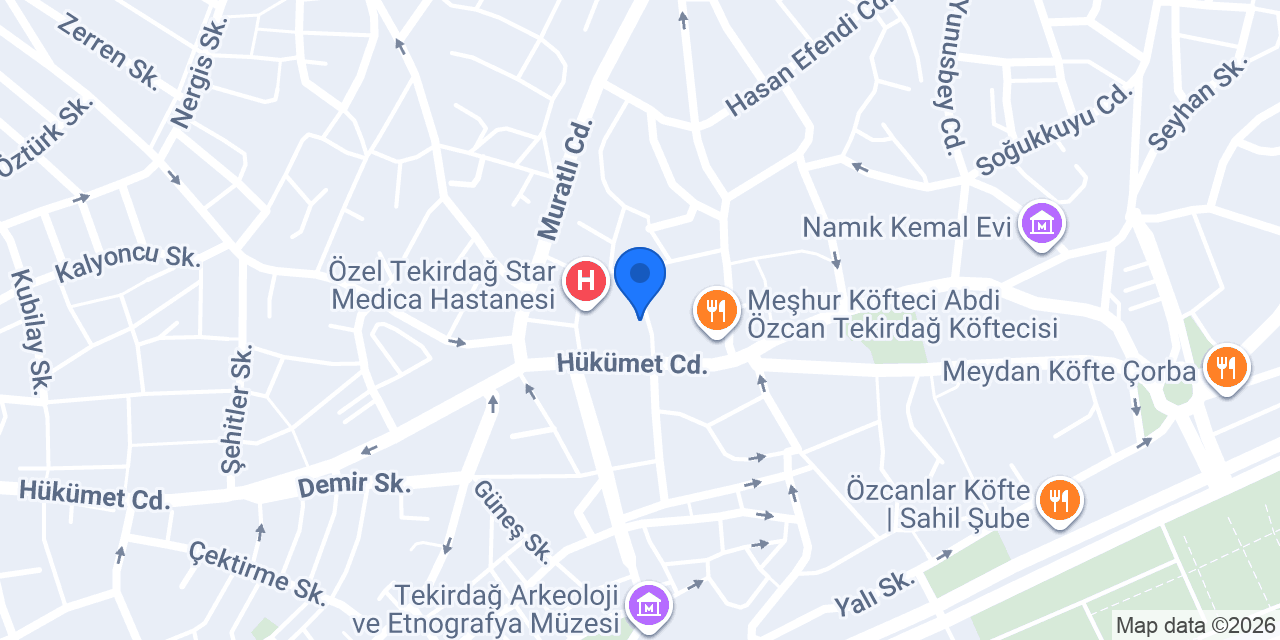 Dr. Emine Karaevli Ömeroğlu konumu