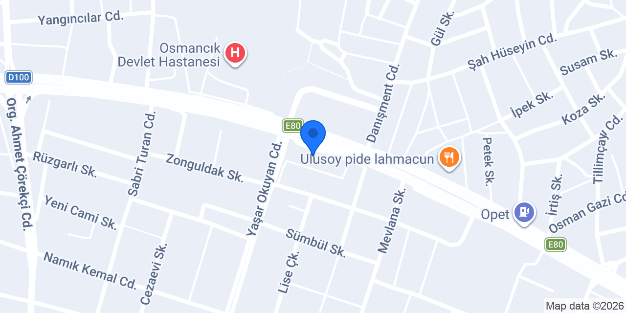 Odabaşı Pide Salonu konumu