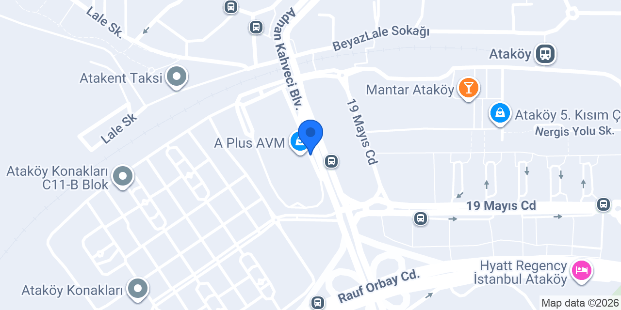 NuSPA Ataköy konumu