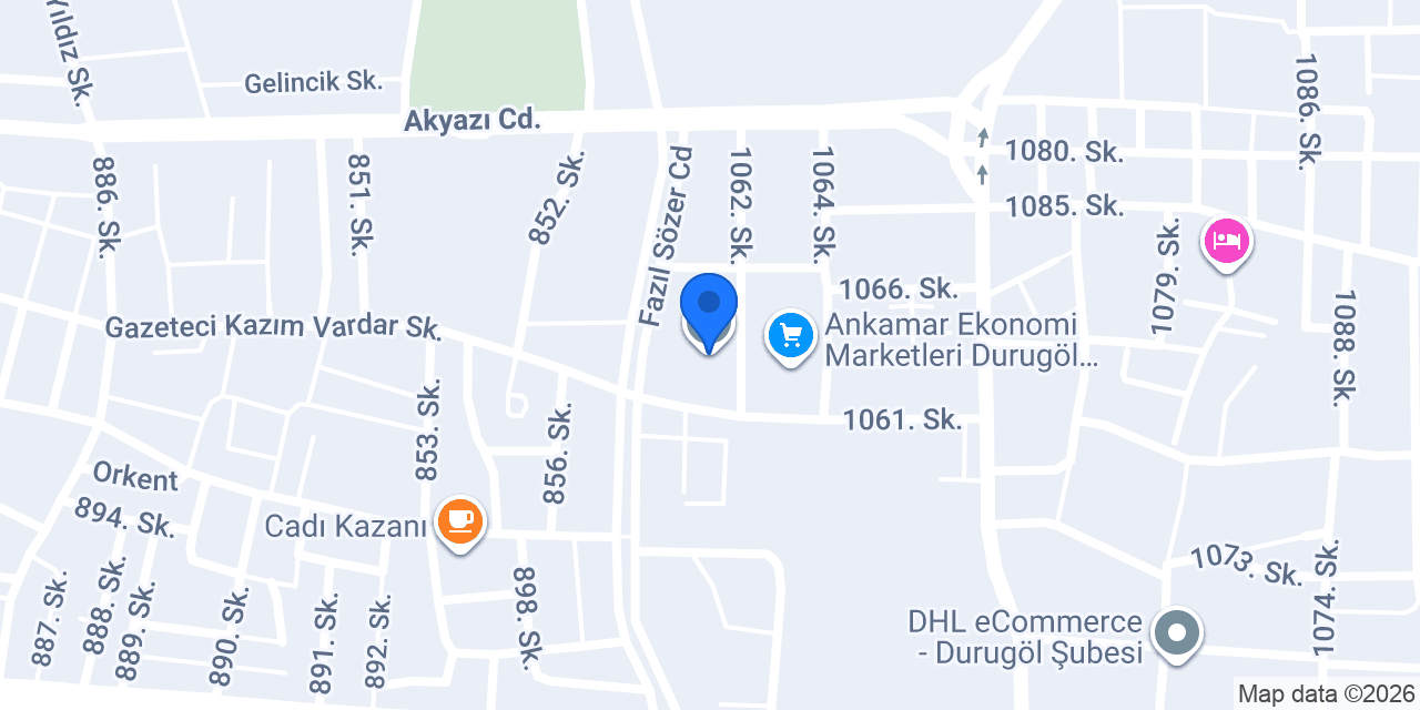 Durugöl Ortaokulu konumu