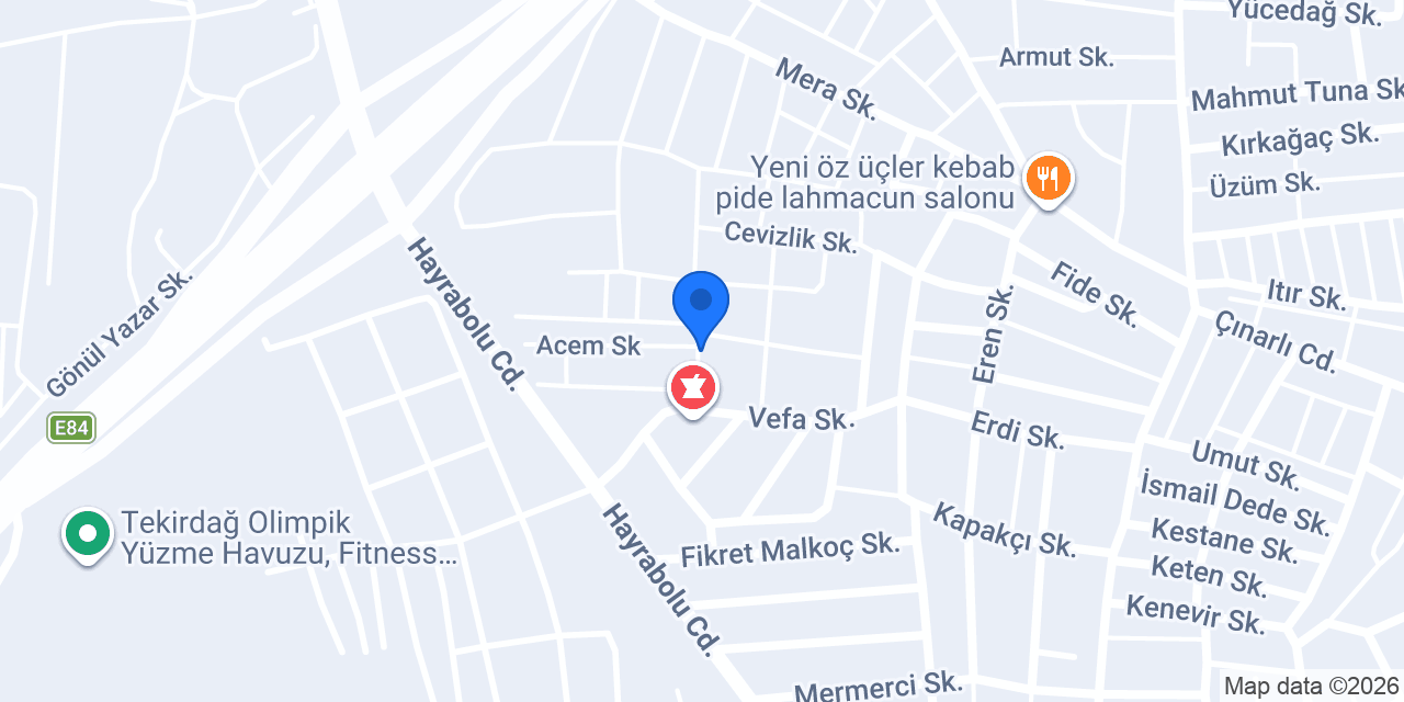Mavi Eczanesi konumu