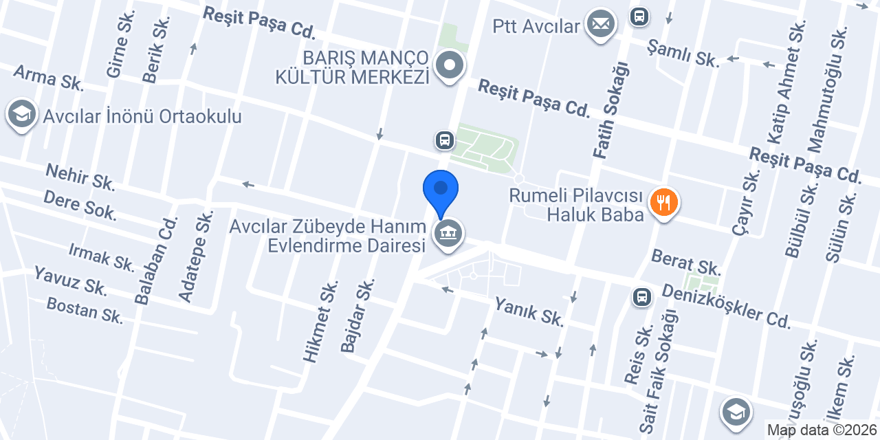 Cadde emlak konumu