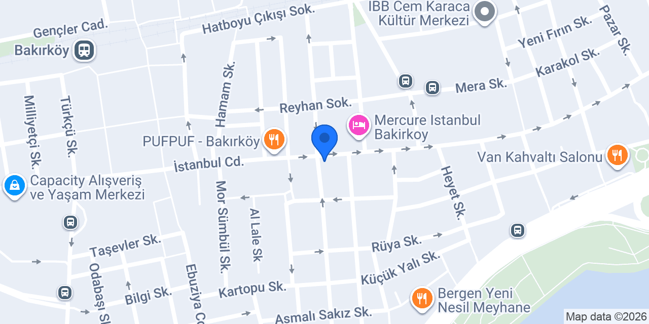Bakırköy Uğur Kurs konumu