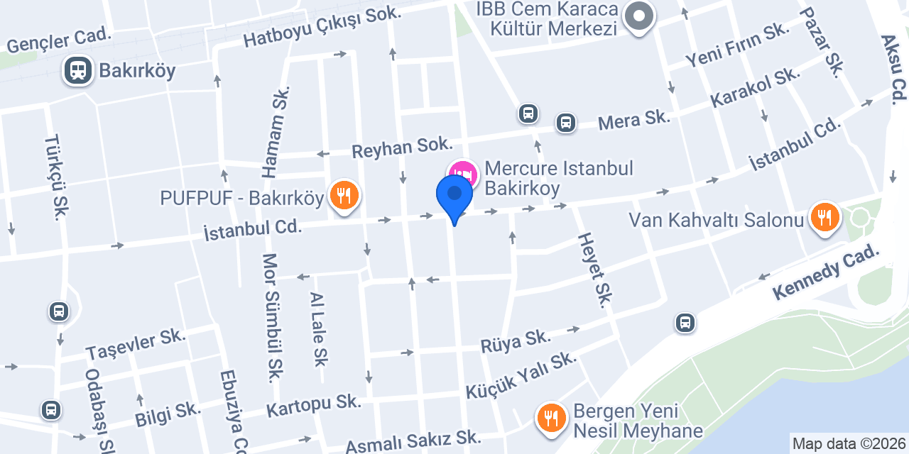 Marlens Patisserie konumu