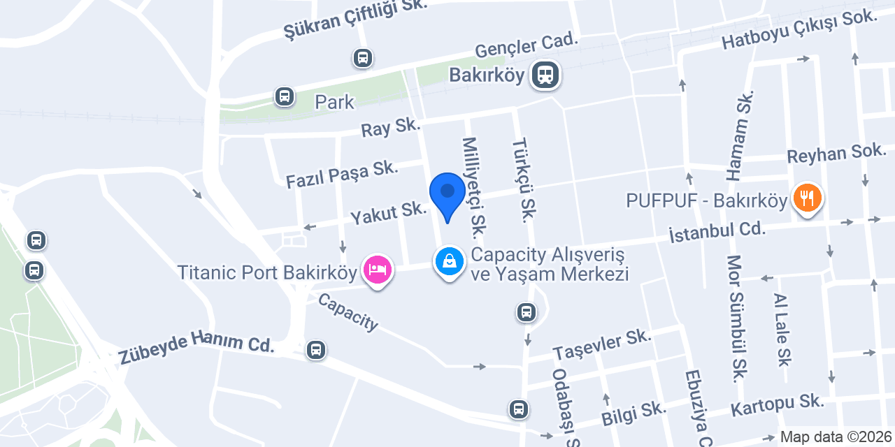 Cangöz Akademi Bakırköy konumu