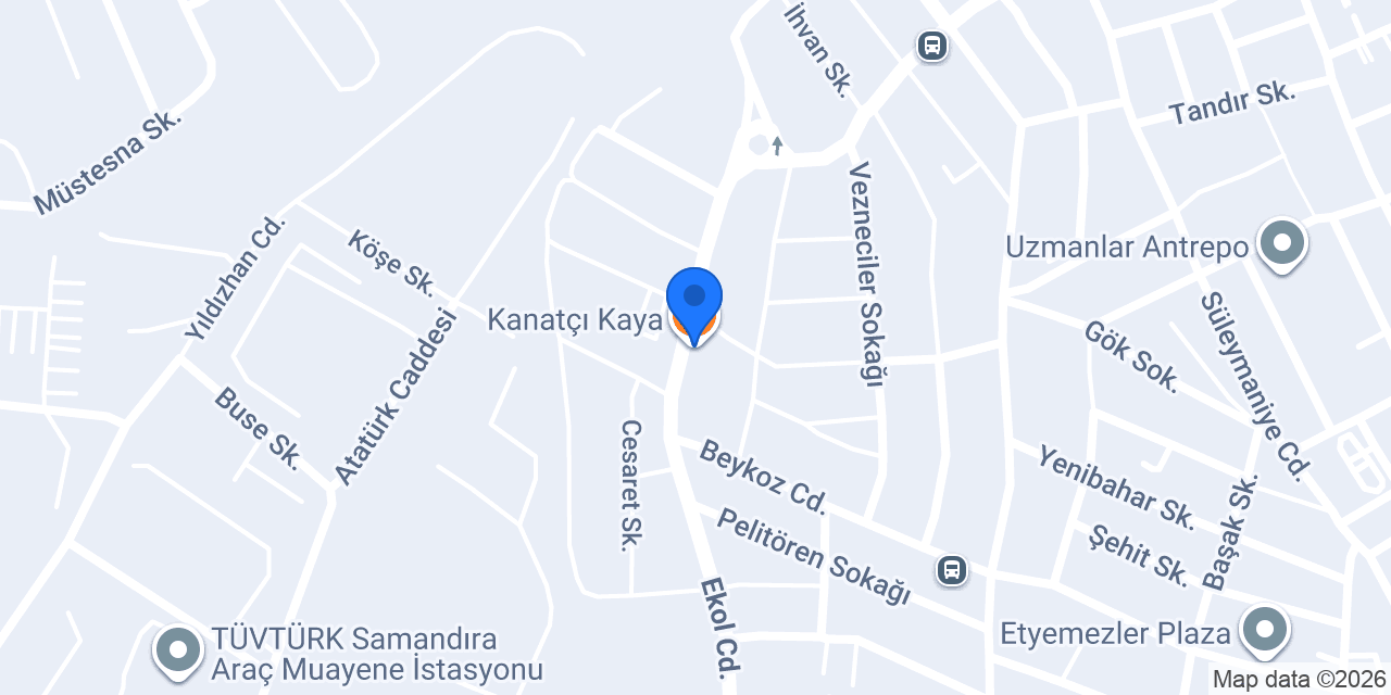 Kanatçı Kaya konumu
