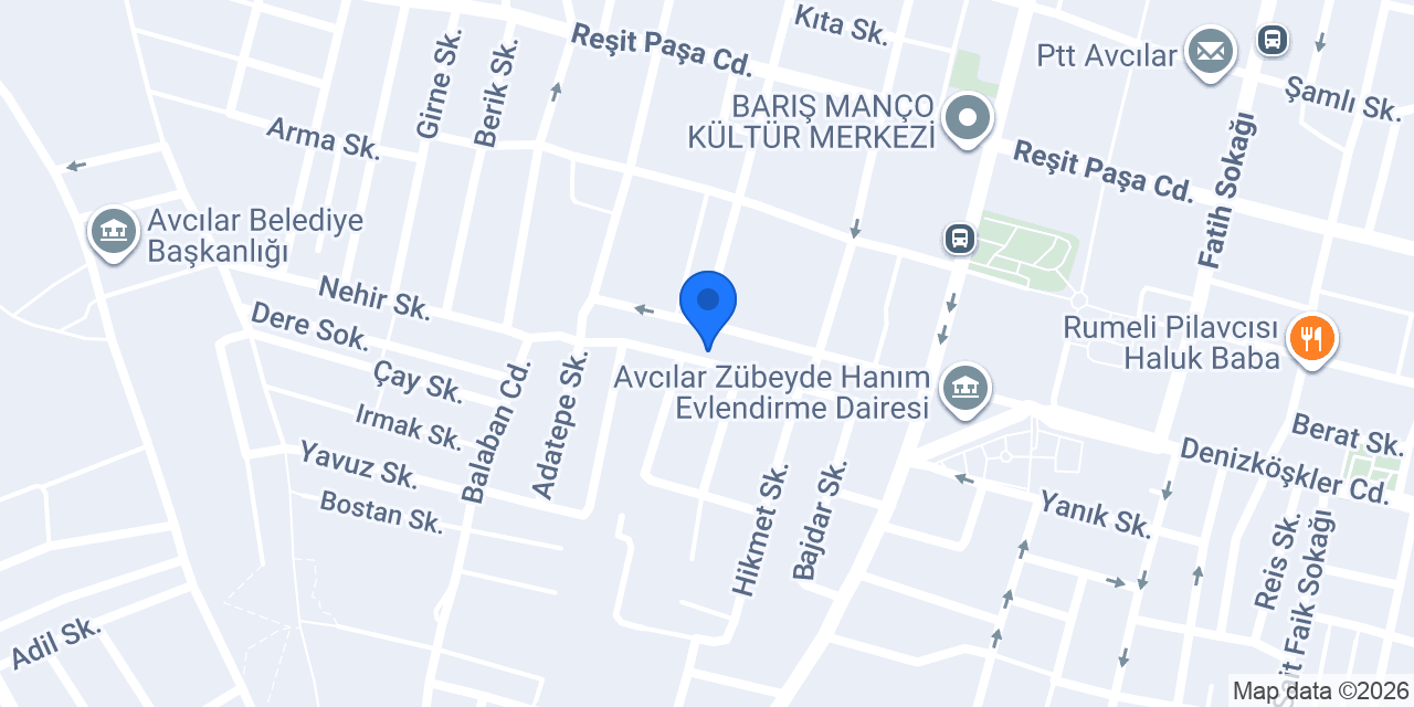 Atacan teknik servis konumu