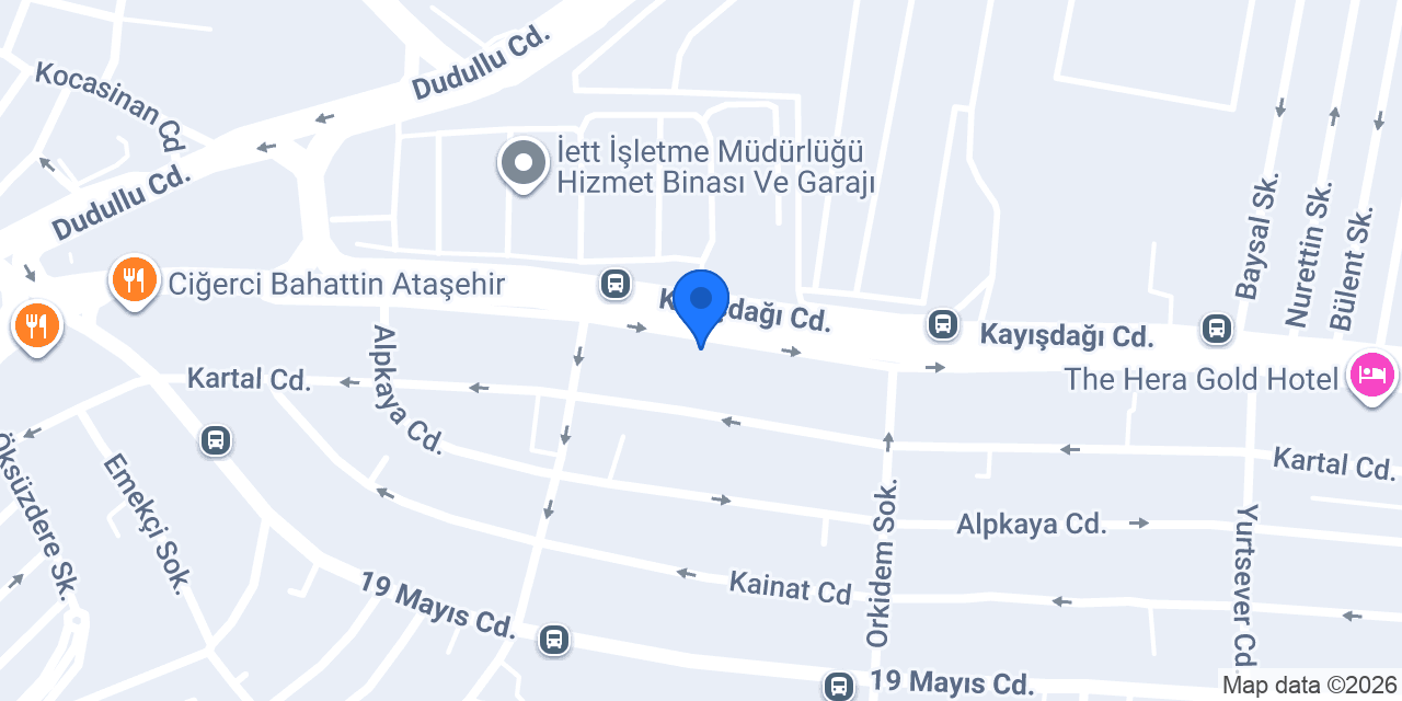 Taç Spa Masaj Salonu konumu