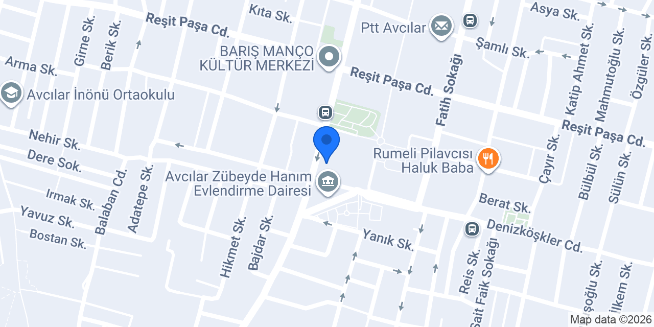 Avukat İnci Demirel konumu