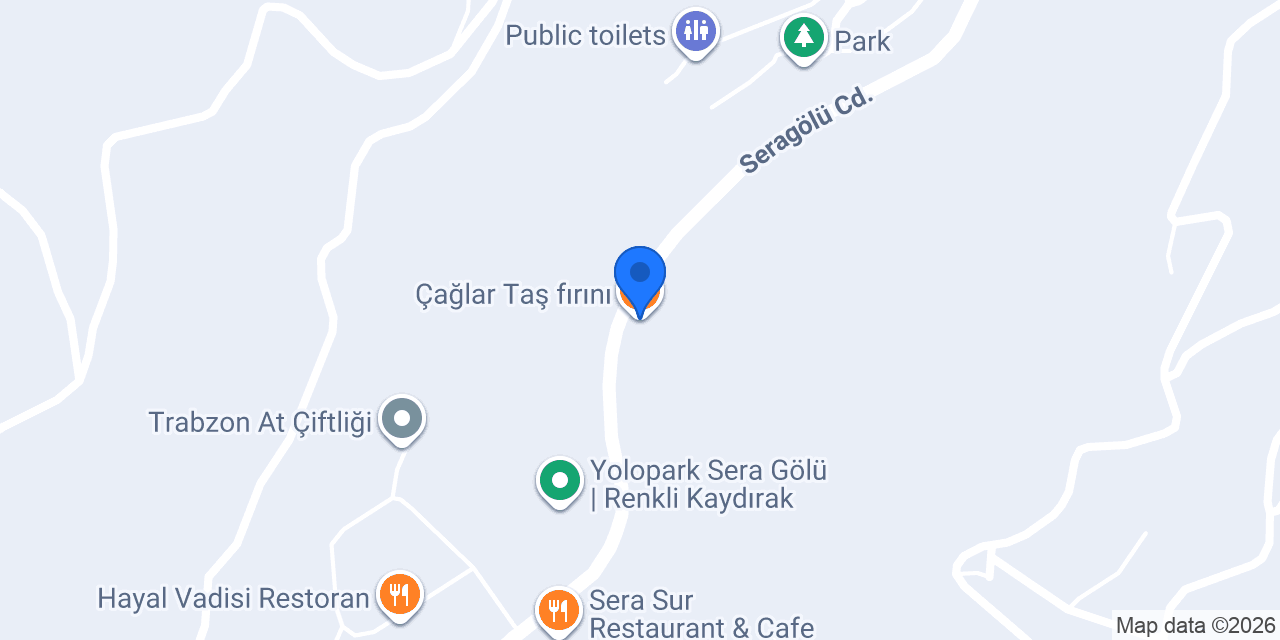 Çağlar Taş fırını konumu