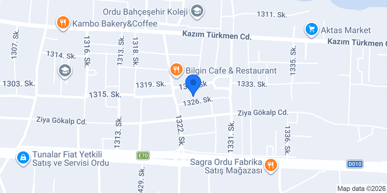 Polat Terzi Dikim evi konumu