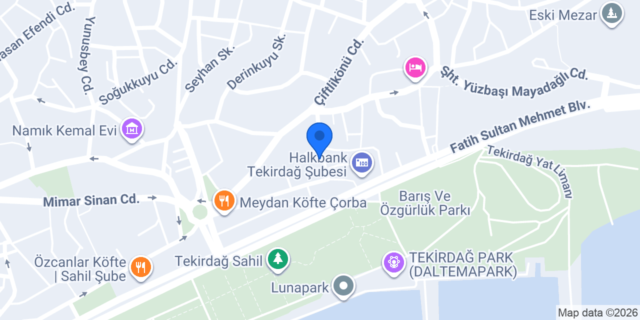 Tarihi Yalı Hamamı konumu