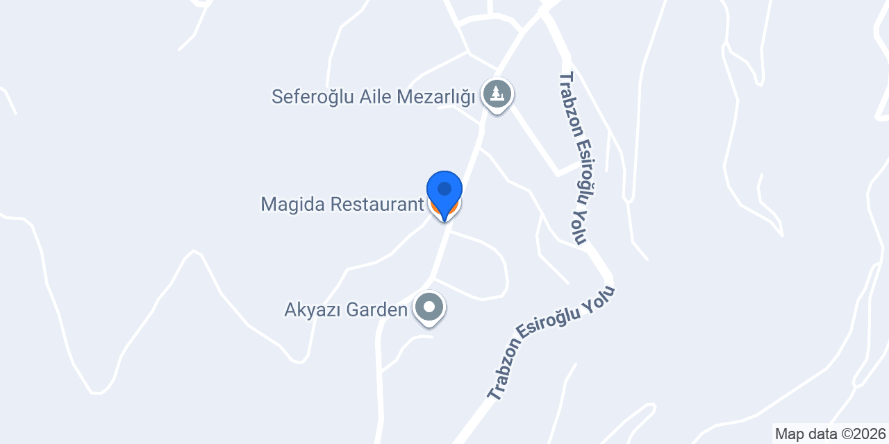 Magida Restaurant konumu