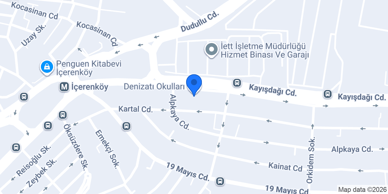 Denizatı Okulları konumu