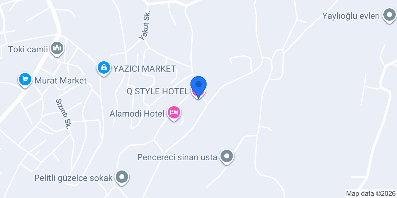 Q STYLE HOTEL konumu