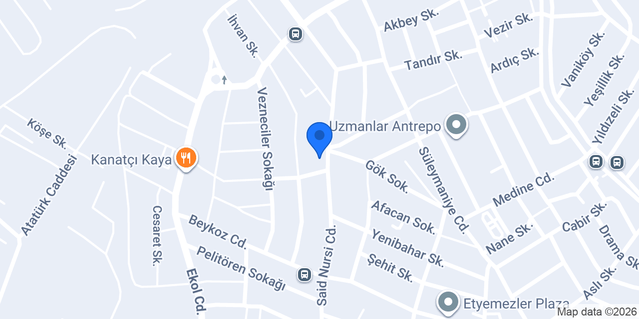 ADEL Motorlu Araçlar konumu