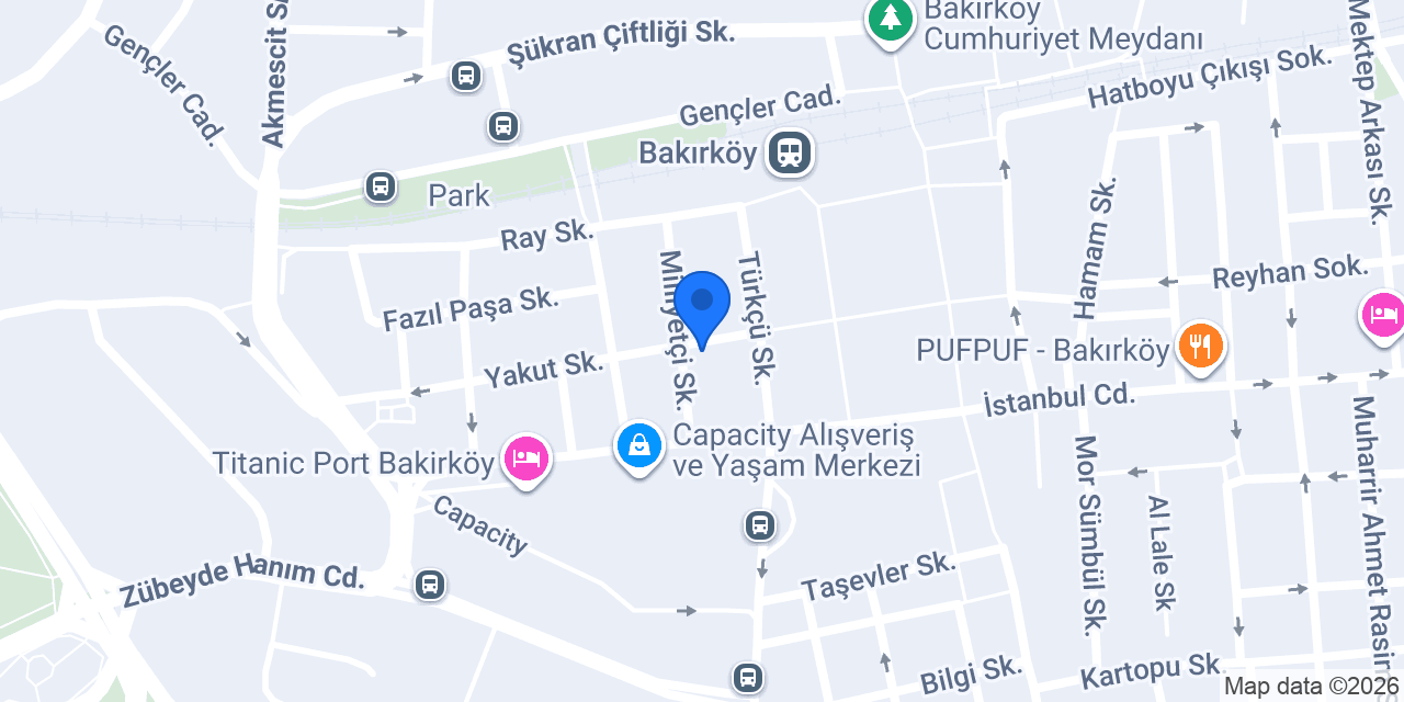 Kahvely Bakırköy konumu