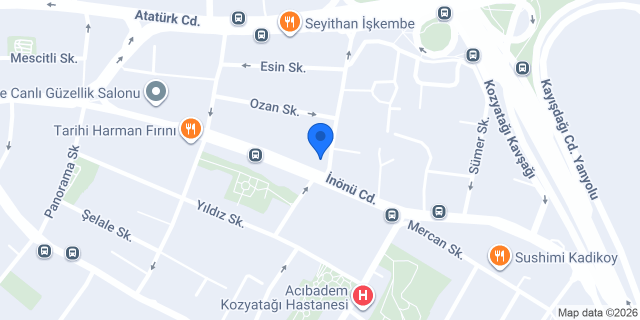 Gourmet Garage Kozyatağı Şubesi konumu