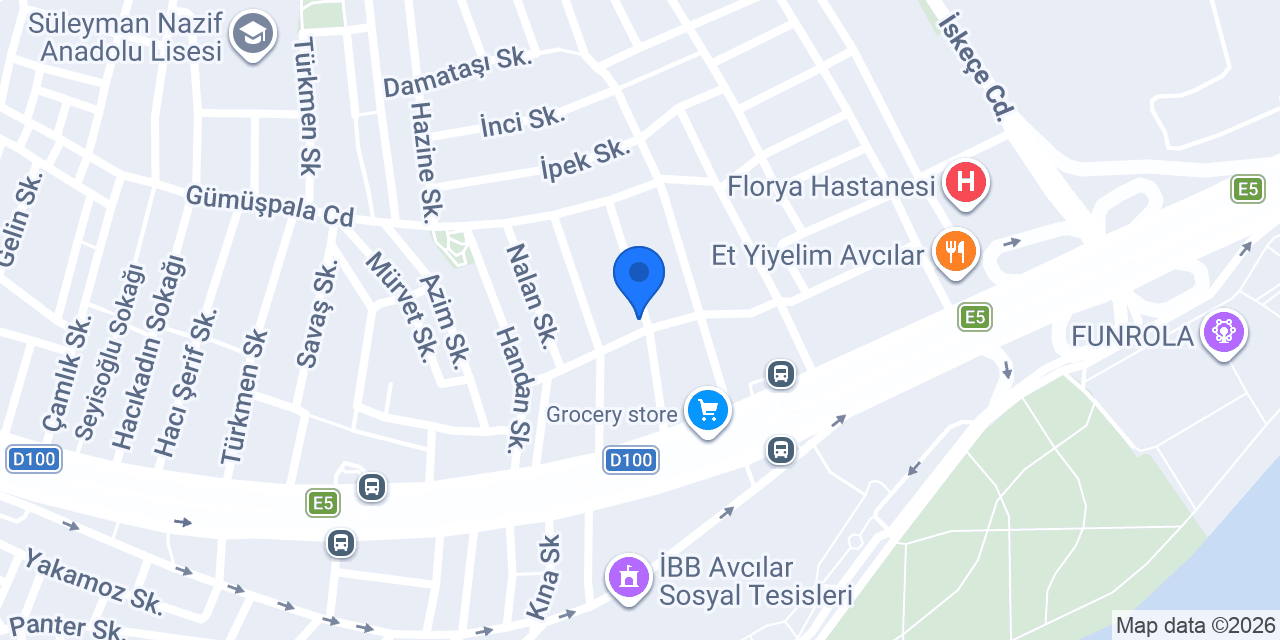 Avcılar Mantolama konumu