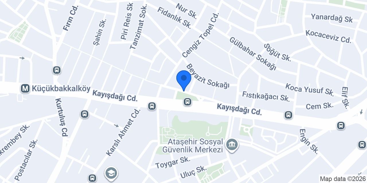 Ataşehir Eğitim Derneği konumu