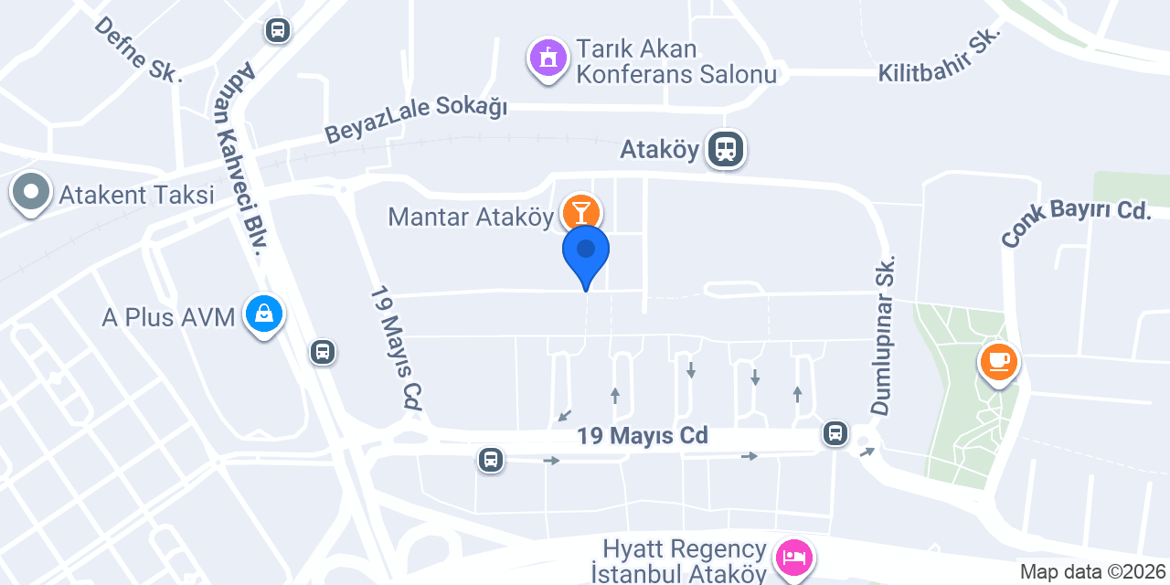 Yapı Kredi - Ataköy Şubesi konumu