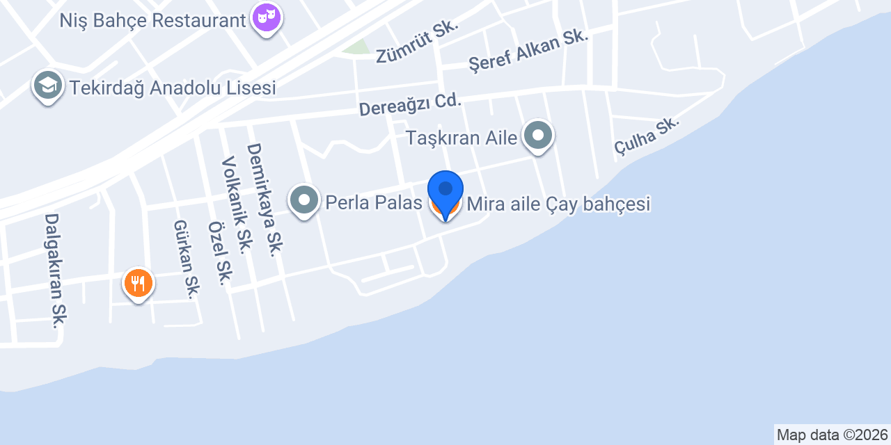 Mira aile Çay bahçesi konumu