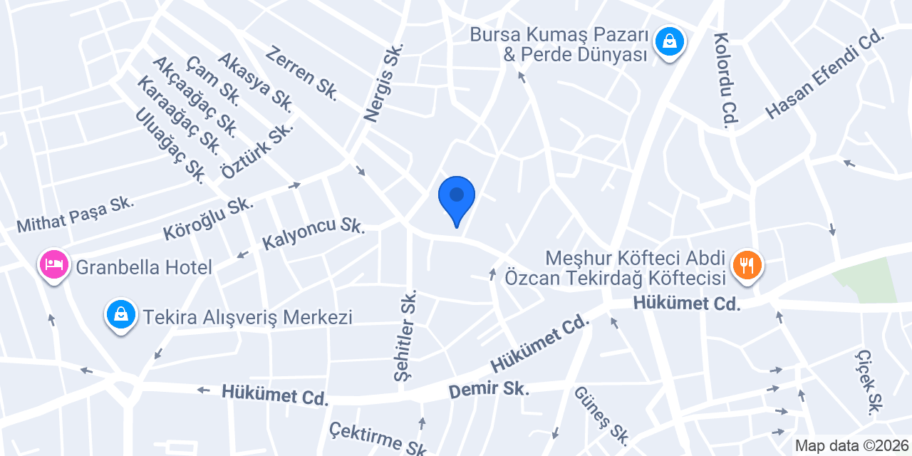 Aktif Elektrik Tekirdağ konumu