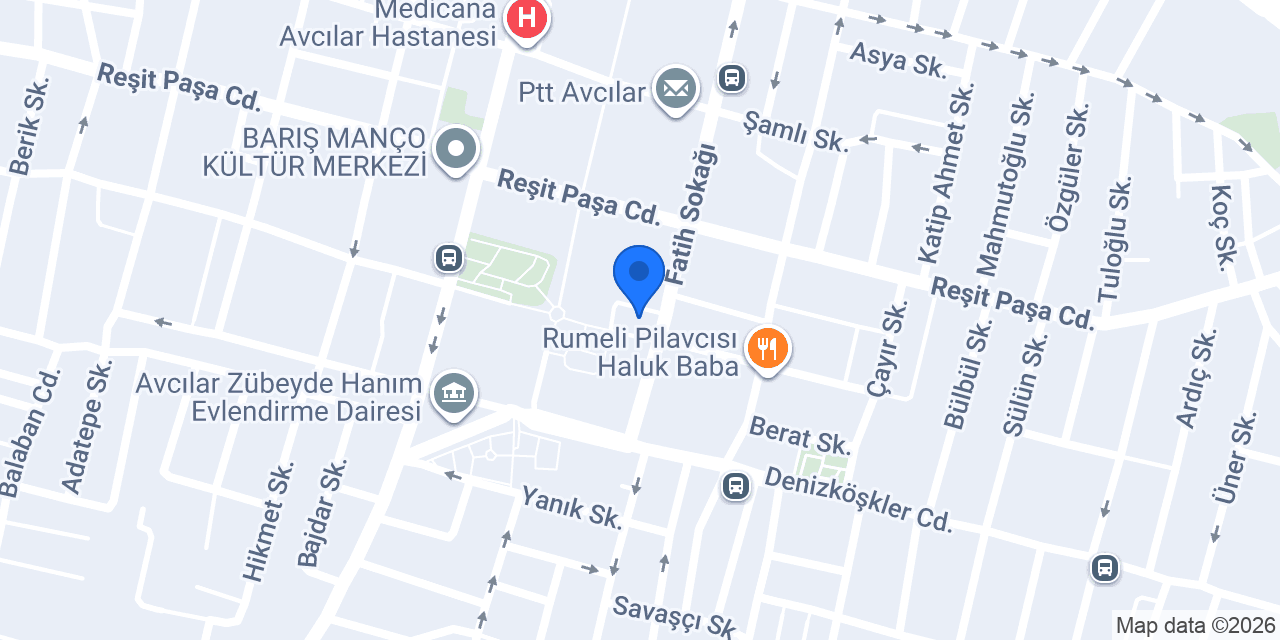 Avcılar Dürümcüsü konumu
