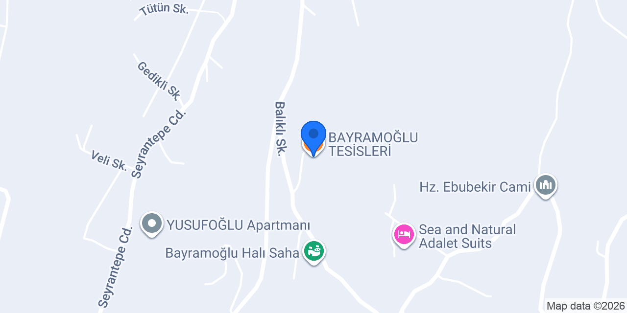 BAYRAMOĞLU TESİSLERİ konumu