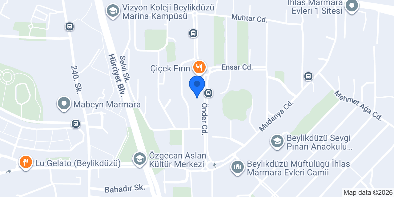Uzbay Erkek Kuaförü konumu