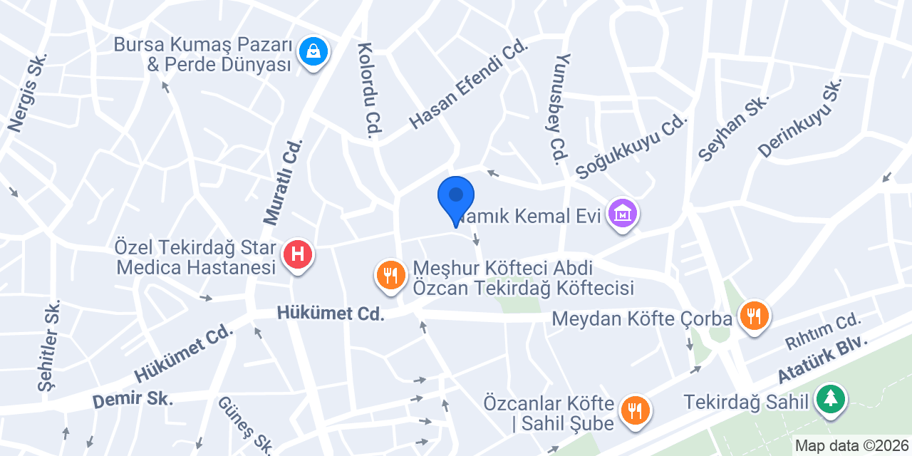 PARSELİM EMLAK konumu