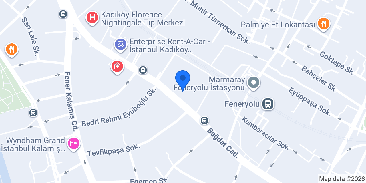 Cangöz Akademi Bağdat Caddesi konumu