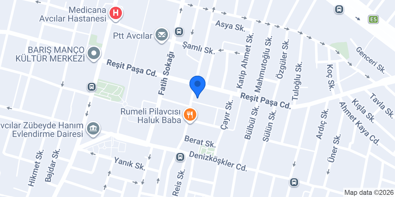 Avcılar AÇI konumu
