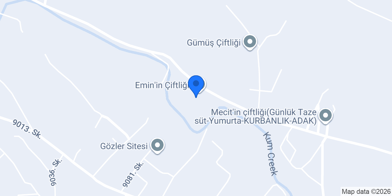 Emin'in Çiftliği konumu