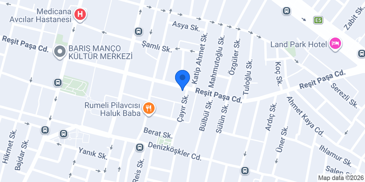 Avcılar Çiçek Evi konumu