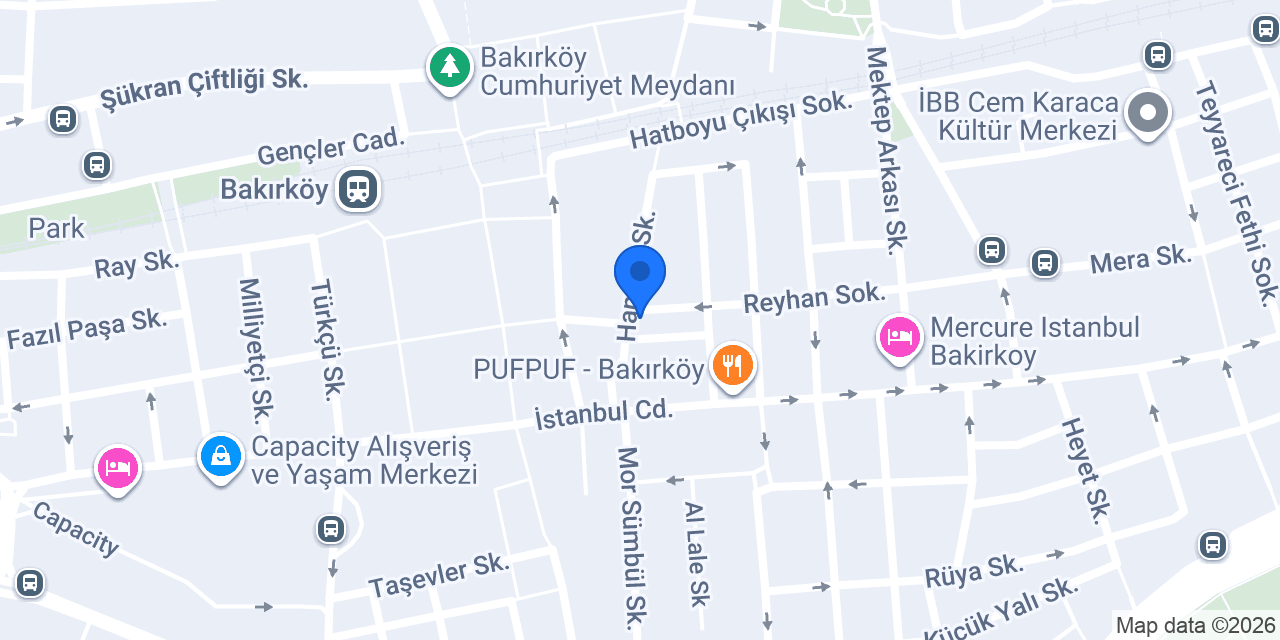 Akın Dil Eğitim Bakırköy konumu