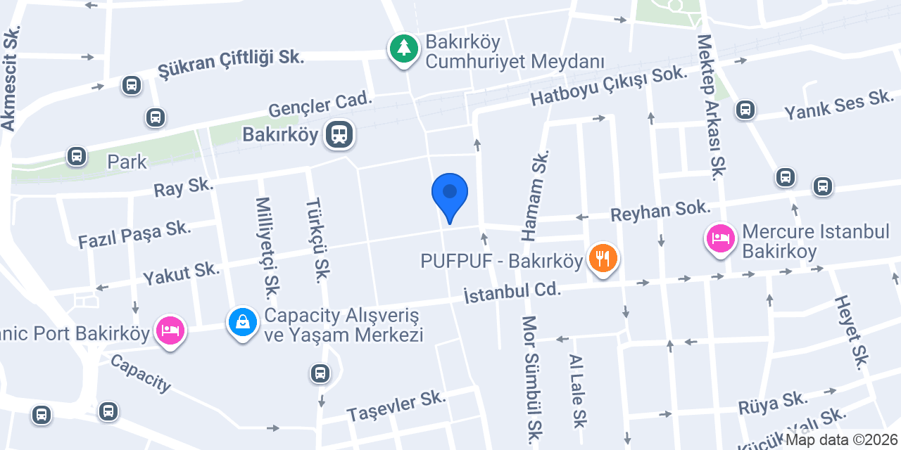 Bakırköy Este Clinic konumu