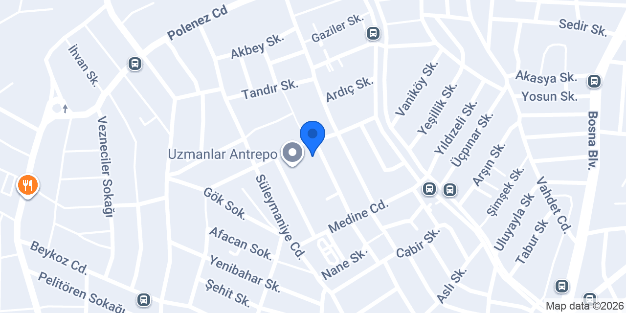 Akustik Takozlar konumu