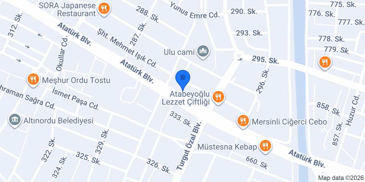 Caploonba Ordu konumu