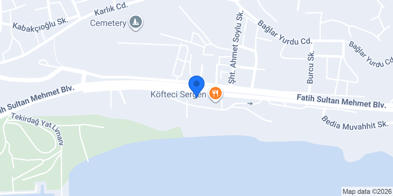 Pikap Cafe & Restaurant Tekirdağ konumu