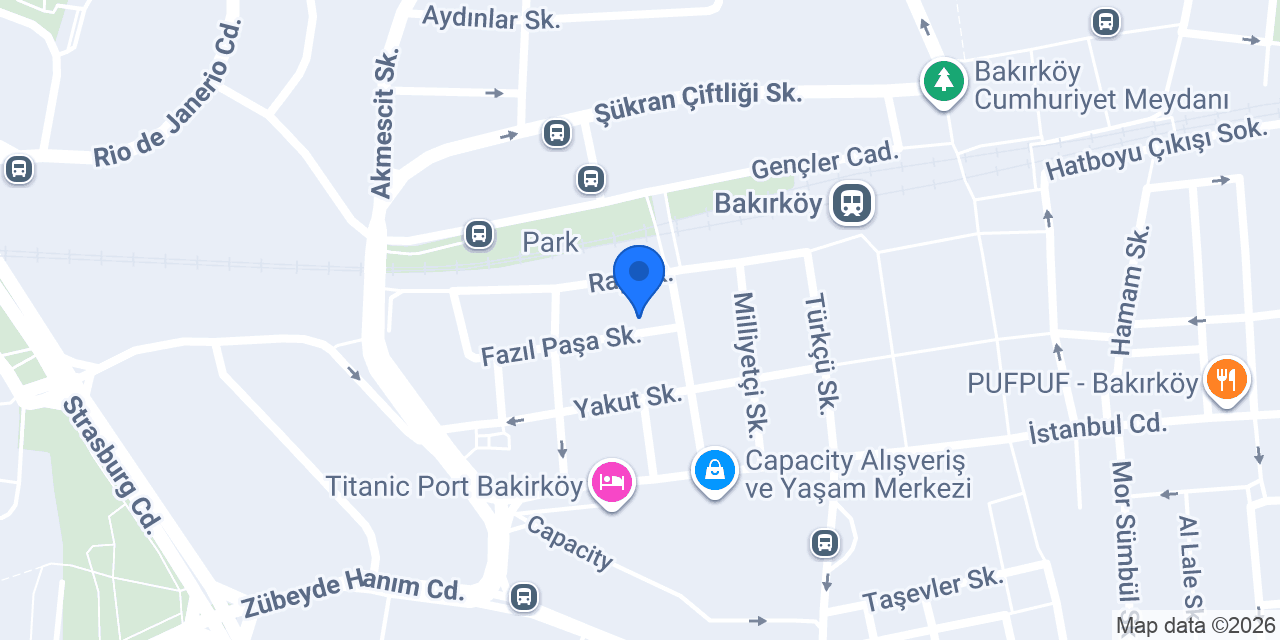 Bakırköy Apart konumu