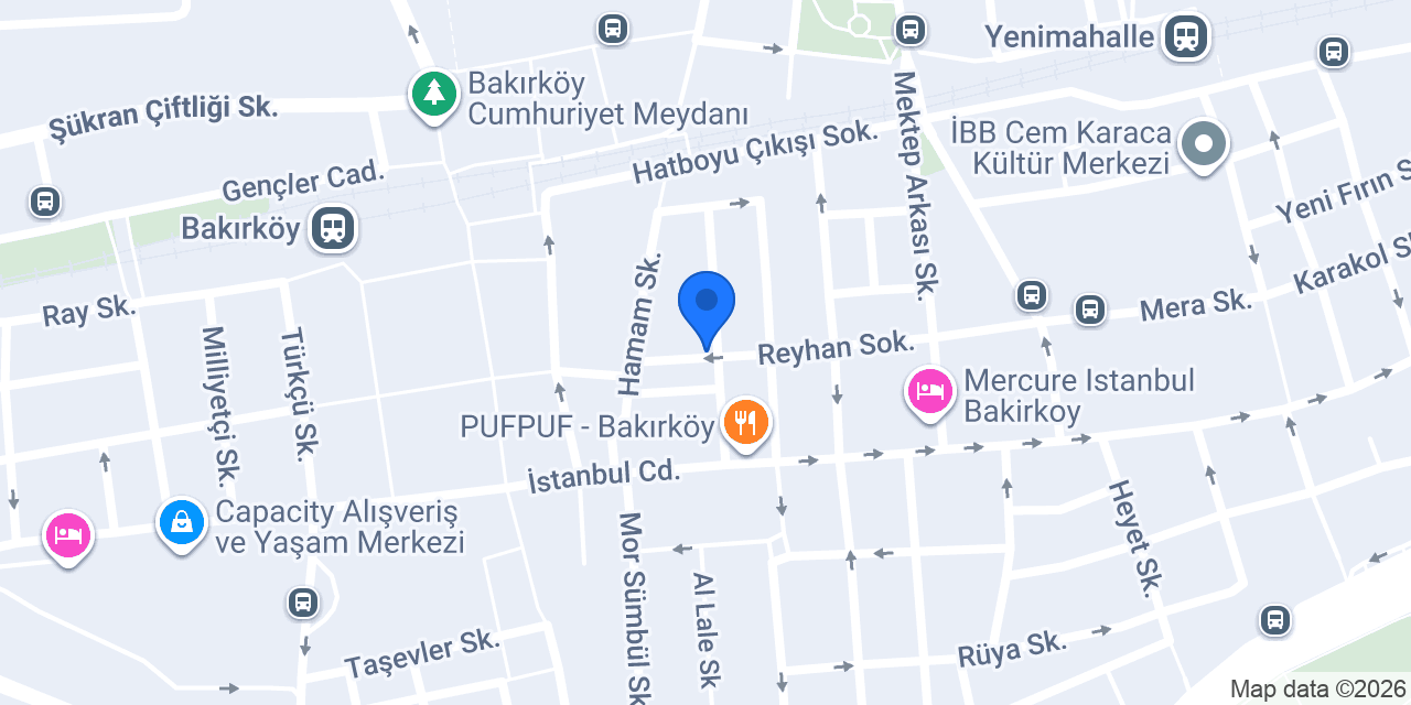 ÇİLİNGİR ABİ BAKIRKOY konumu