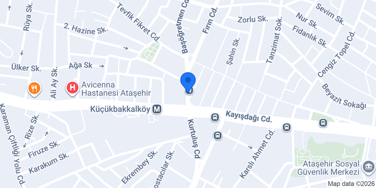 Bebe Çeyiz Sarayı konumu